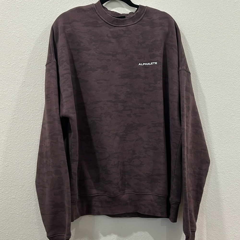 Alphalete Men's Sweater in Dark Brown